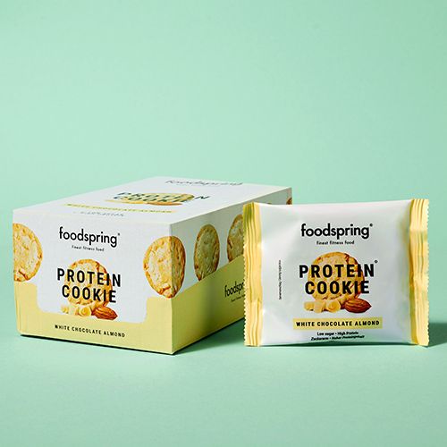 Cookies proteicas chocolate blanco y almendras - foodspring