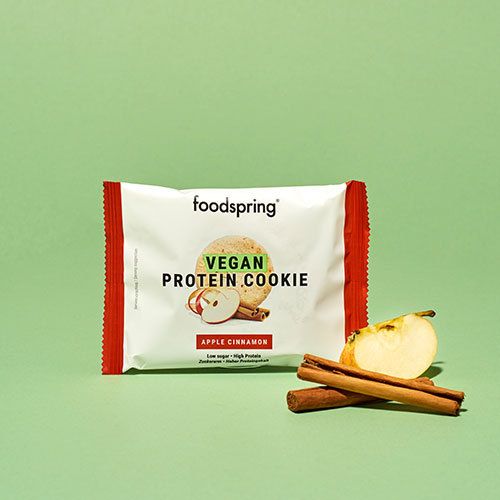 Cookie proteica vegana manzana y canela - foodspring