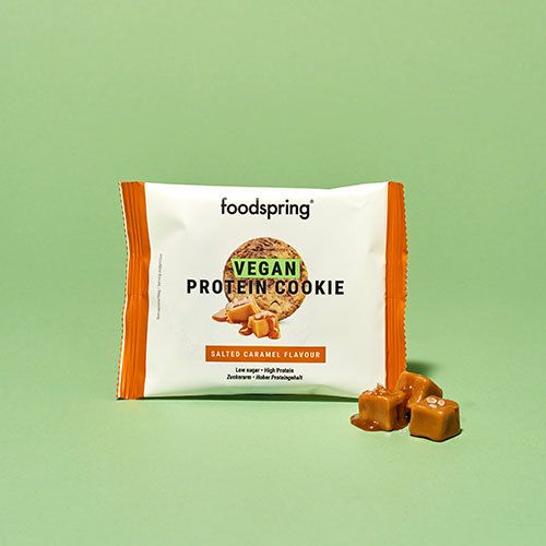 Cookie proteica vegana caramelo salado - foodspring