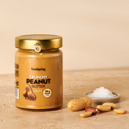 Crema de Cacahuete Crujiente y Salada 300g - foodspring