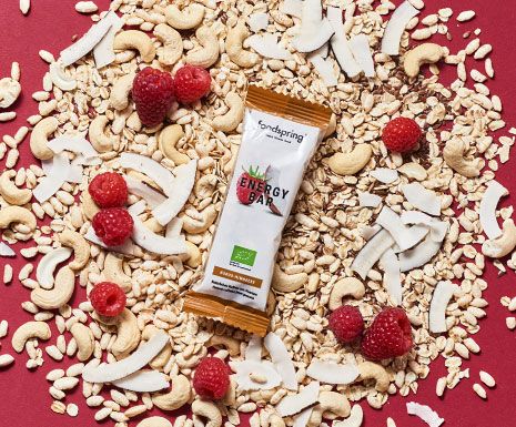 Barrita energética coco y fresa - foodspring
