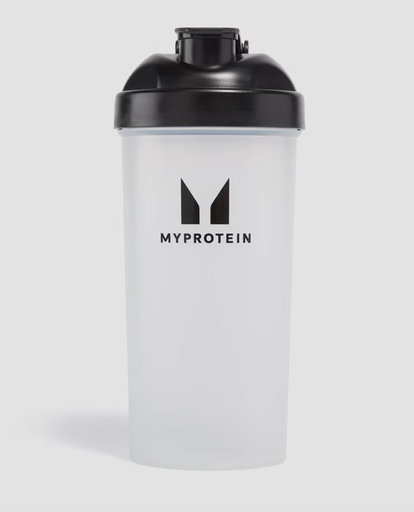 Shaker de plástico Transparente/negro - MyProtein