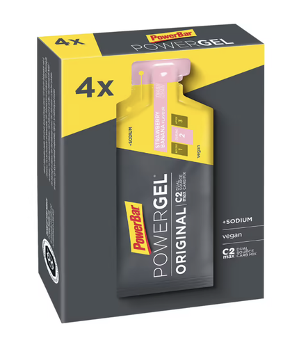 Gel energético fresa y plátano 4x41g - PowerBar